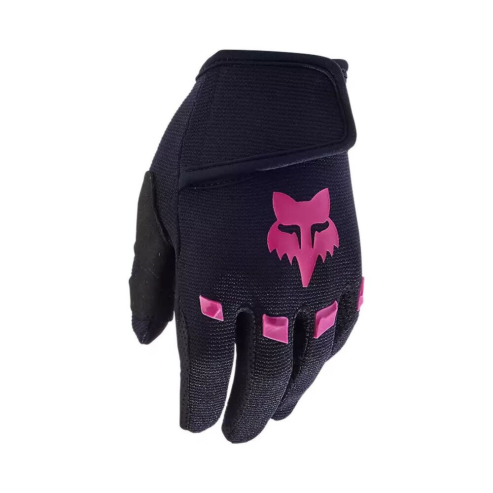 🧤 Fox Kids Dirtpaw Gloves Small Black/Pink - NWT